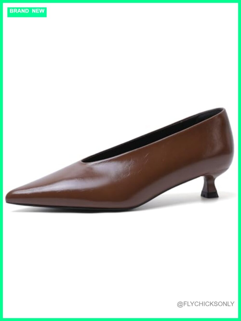 Kitten Heels Pointed Closed Toe Low Pumps Party Work Office